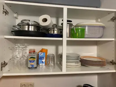 Küche/Küchenzeile in der Unterkunft Maisonette Taunusblick 317