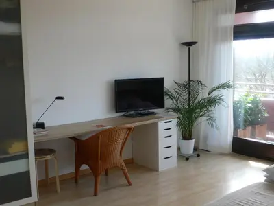 TV/Unterhaltungsangebot in der Unterkunft Apartment 707 mit Pool