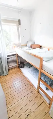 Ein Bett oder Betten in einem Zimmer der Unterkunft Friends and Family Leiwen