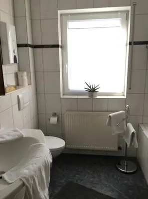 Ein Badezimmer in der Unterkunft Ferienwohnung Loretta