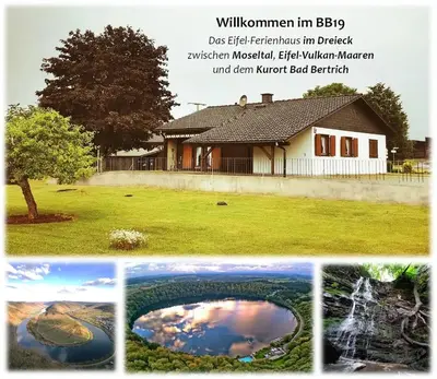 Grundriss der Unterkunft BB19 Eifel-Ferienhaus am Moseltal mit Saunahaus