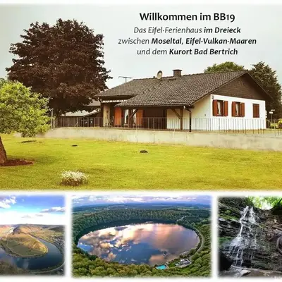 BB19 Eifel-Ferienhaus am Moseltal mit Saunahaus
