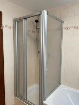 Ein Badezimmer in der Unterkunft Ferienwohnung in Binger Stadtmitte