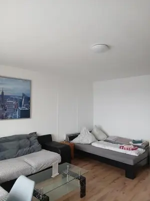 Ein Sitzbereich in der Unterkunft B507, Schönes und gemütliches Appartement