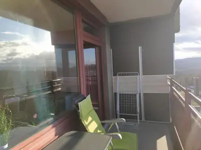 Ein Balkon oder eine Terrasse in der Unterkunft B1006, Schönes und gemütliches Appartement