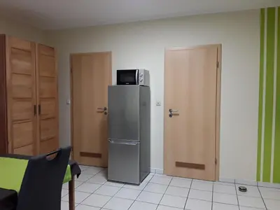 Küche/Küchenzeile in der Unterkunft Ferienappartement Wagner