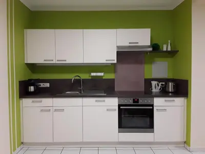 Küche/Küchenzeile in der Unterkunft Ferienappartement Wagner