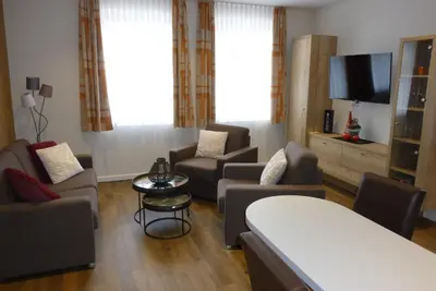 Ein Sitzbereich in der Unterkunft Weinhotel Stadtmühle beim Weingut Schauß