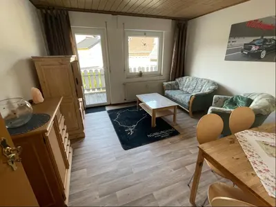 Ein Sitzbereich in der Unterkunft Relaxen am Ring Fewo 1