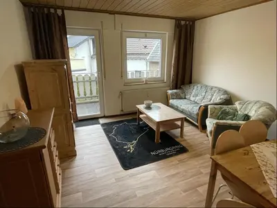 Ein Sitzbereich in der Unterkunft Relaxen am Ring Fewo 1