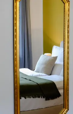 Ein Bett oder Betten in einem Zimmer der Unterkunft Grünberg House