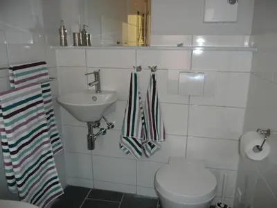 Ein Badezimmer in der Unterkunft Mosel Ferienhaus Bernkastel