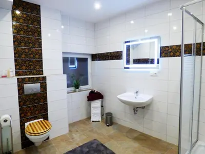 Ein Badezimmer in der Unterkunft Relaxen im alten Winzerhaus