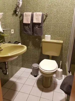Ein Badezimmer in der Unterkunft Gästehaus Vinum