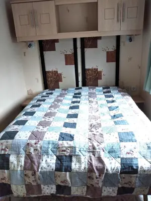 Ein Bett oder Betten in einem Zimmer der Unterkunft Ring Chalet
