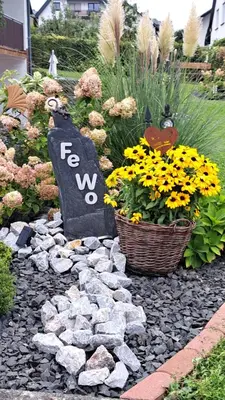 Ein Garten an der Unterkunft Ferienwohnung Am Reitersgäßchen