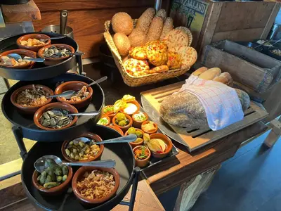 Essen im Hotel oder in der Nähe