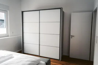 Ein Bett oder Betten in einem Zimmer der Unterkunft Weingut Meurer