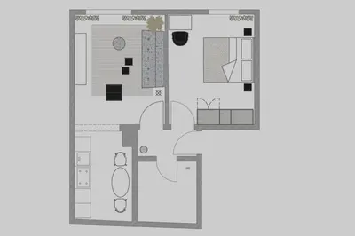 Grundriss der Unterkunft Ferienwohnung Hasport