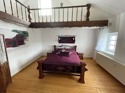Ein Bett oder Betten in einem Zimmer der Unterkunft Villa Maaremonte