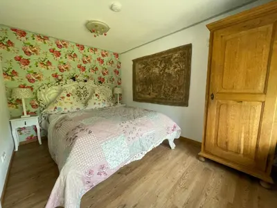 Ein Bett oder Betten in einem Zimmer der Unterkunft Villa Maaremonte