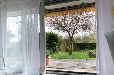 Ein Garten an der Unterkunft FeWo Oasis