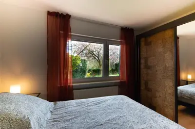 Ein Bett oder Betten in einem Zimmer der Unterkunft FeWo Oasis