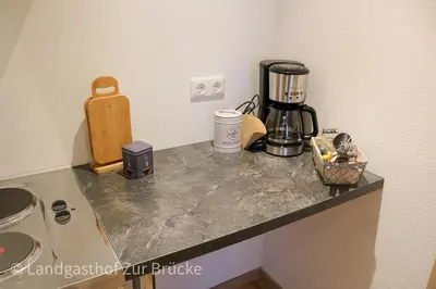 Küche/Küchenzeile in der Unterkunft Aparthotel Layblick