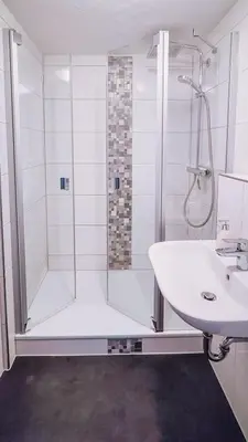 Ein Badezimmer in der Unterkunft Fewo Thielke Fewo 1 Reichsburg