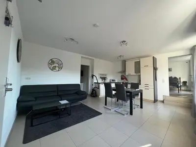 Ein Sitzbereich in der Unterkunft Moselflair