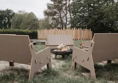 Ein Garten an der Unterkunft destinature Dorf Südeifel