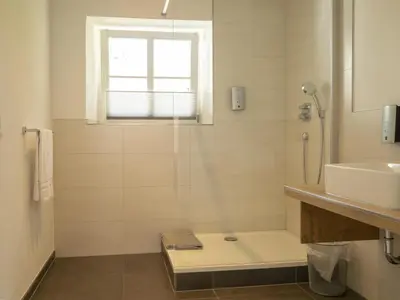 Ein Badezimmer in der Unterkunft Hotel Lekker