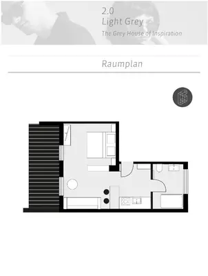 Grundriss der Unterkunft The Grey House
