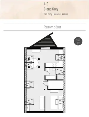 Grundriss der Unterkunft The Grey House
