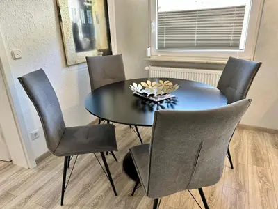 Ein Sitzbereich in der Unterkunft Ferienhaus Kaimt Zell