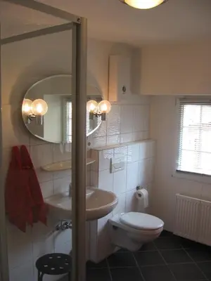 Ein Badezimmer in der Unterkunft Kruft Veldenz