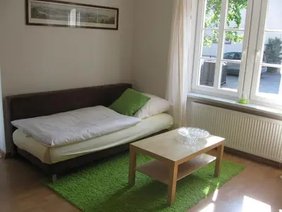 Ein Bett oder Betten in einem Zimmer der Unterkunft Kruft Veldenz