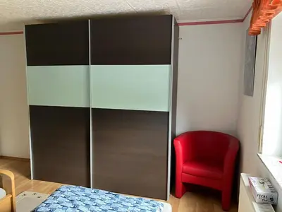 Ein Bett oder Betten in einem Zimmer der Unterkunft Ferienwohnung Le