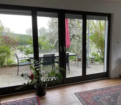 Ein Balkon oder eine Terrasse in der Unterkunft Moselglück