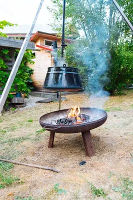 Ein für Gäste verfügbarer Grill in der Ferienwohnung