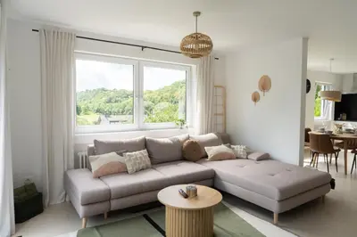 Ein Sitzbereich in der Unterkunft TRIMOSA - Apartments & Homes