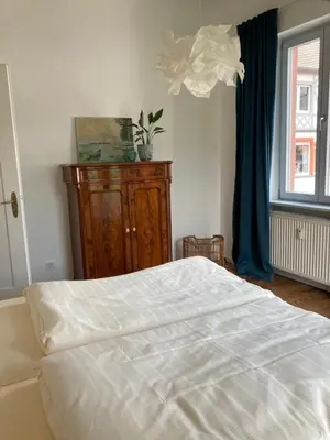Ein Bett oder Betten in einem Zimmer der Unterkunft Pferdekopfhaus