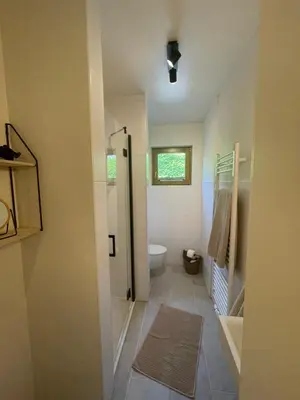 Ein Badezimmer in der Unterkunft Boutique Guesthouse Das WOHLGEMUTH HEIM Mosel Weingut