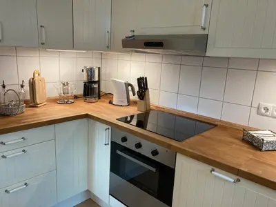 Küche/Küchenzeile in der Unterkunft Ferienwohnung Fröhlich