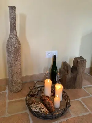 Getränke in der Unterkunft Ferienwohnung Fröhlich