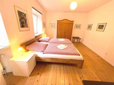 Ein Bett oder Betten in einem Zimmer der Unterkunft Ferienlodge von Scotti