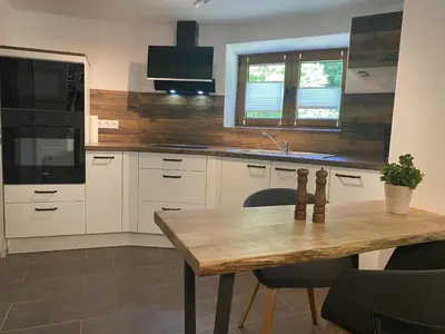 Küche/Küchenzeile in der Unterkunft Ferienwohnung im Brohlbachtal