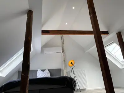 Ein Bett oder Betten in einem Zimmer der Unterkunft Deluxe Am Ring