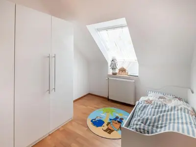 Ein Bett oder Betten in einem Zimmer der Unterkunft Luxurious holiday home with a nice private garden