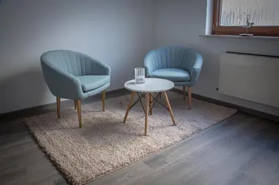 Ein Sitzbereich in der Unterkunft Ferienwohnung Viventum34